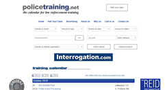 Desktop Screenshot of policetraining.net